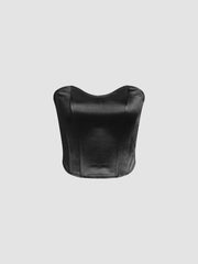 Solid Tube Corset Top