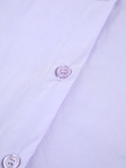 Lavender Button Down Oversized Shirt