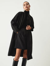 Stand Collar Longline Trench Coat