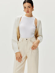 Oversized Gradient Knit Outerwear