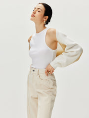 Oversized Gradient Knit Outerwear