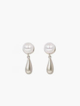 Pearl Water Drop Charm Earrings