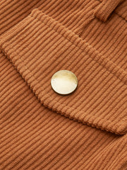 Corduroy Pleated Mini Skirt