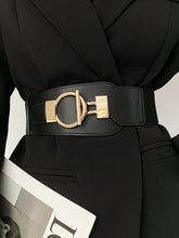 Metal Lariat Elastic Wide Belt