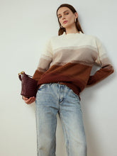 Color Block Shift Pullover Sweater