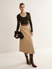 2 in 1 Ribbed Knit Top