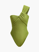 Twist Front One-Shoulder Bodysuit