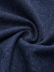 Denim Tie Front Shorts Set