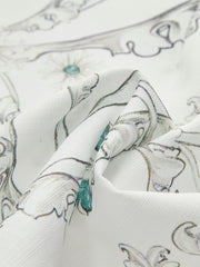 Floral Print Wrap Skirt