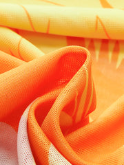 Tropical Print Cover-Up Skirt