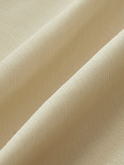 Semi-Sheer Metal Detail Chiffon Ruffled Blouse