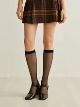 Black Fishnet Knee Highs