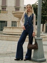 High-Waisted Flared Jeans