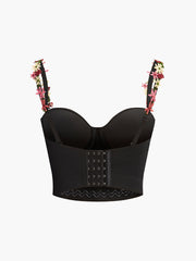 Floral Embroidered Corset