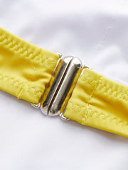 Jersey Cut-Out Floral One-Piece Swimsuit