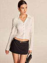 Textured Button-Down Shirt