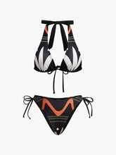 Halter Neck Tie-Back Bikini Set