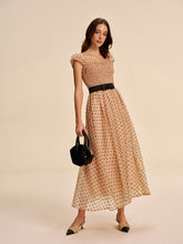 Polka Dot Dress With Removable Belt