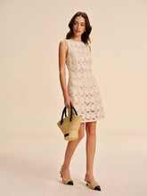 Lace Back-Tie Sleeveless Dress