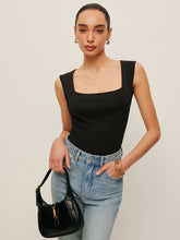 Square Neck Fitted Tank Top