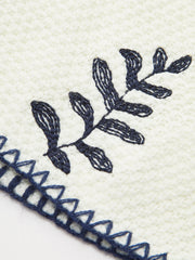 Embroidered Knit Tie-Front Vest