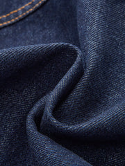 Denim Button-Up Sleeveless Vest