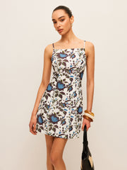 Floral Print Square Neck Cami Dress