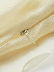 Ruffle Detail Keyhole Back Top