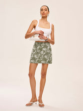 Floral Print A-Line Skirt