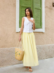 Cotton & Linen Lace Embroidery Top