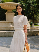 Wool-Blend Textured Knit Top