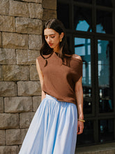 Cotton Off-Shoulder Knit Top