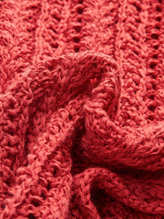 Knit Tie-Front Sleeveless Vest