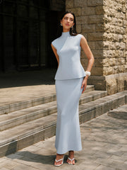 Knitted Mid-Waist Skirt