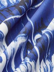 Boho Floral Print Ruffle Dress