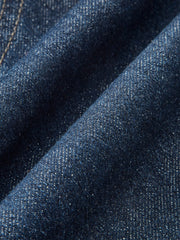 Cotton Mid-Waist Wide-Leg Jeans