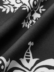 Smocked Floral Print Jumpsuit