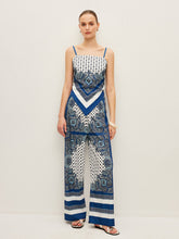 Back Tie Printed Pants Set