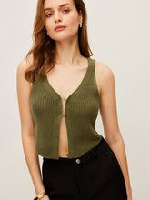 Knit Top With Front Closure