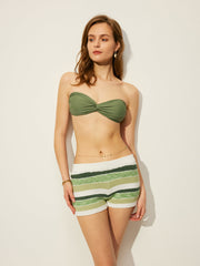 Striped Knit Shorts