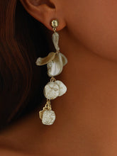 Shell & Bead Drop Earrings