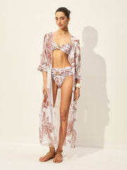 Floral Print Cover-Up Skirt