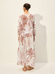 Floral Print Cover-Up Skirt