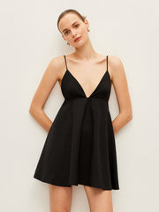 V-Neck Flared Cami Dress