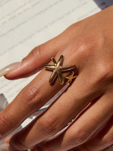 Asymmetrical Starfish Open Ring