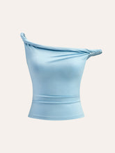 Asymmetrical Neck Tank Top