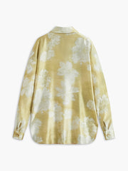 Romance Floral Print Lapel Shirt