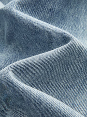 Asymmetric Waist Wide-Leg Jeans