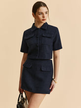 Short-Sleeve Pockets Jacket