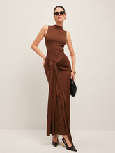 Twisted Knot Sleeveless Dress